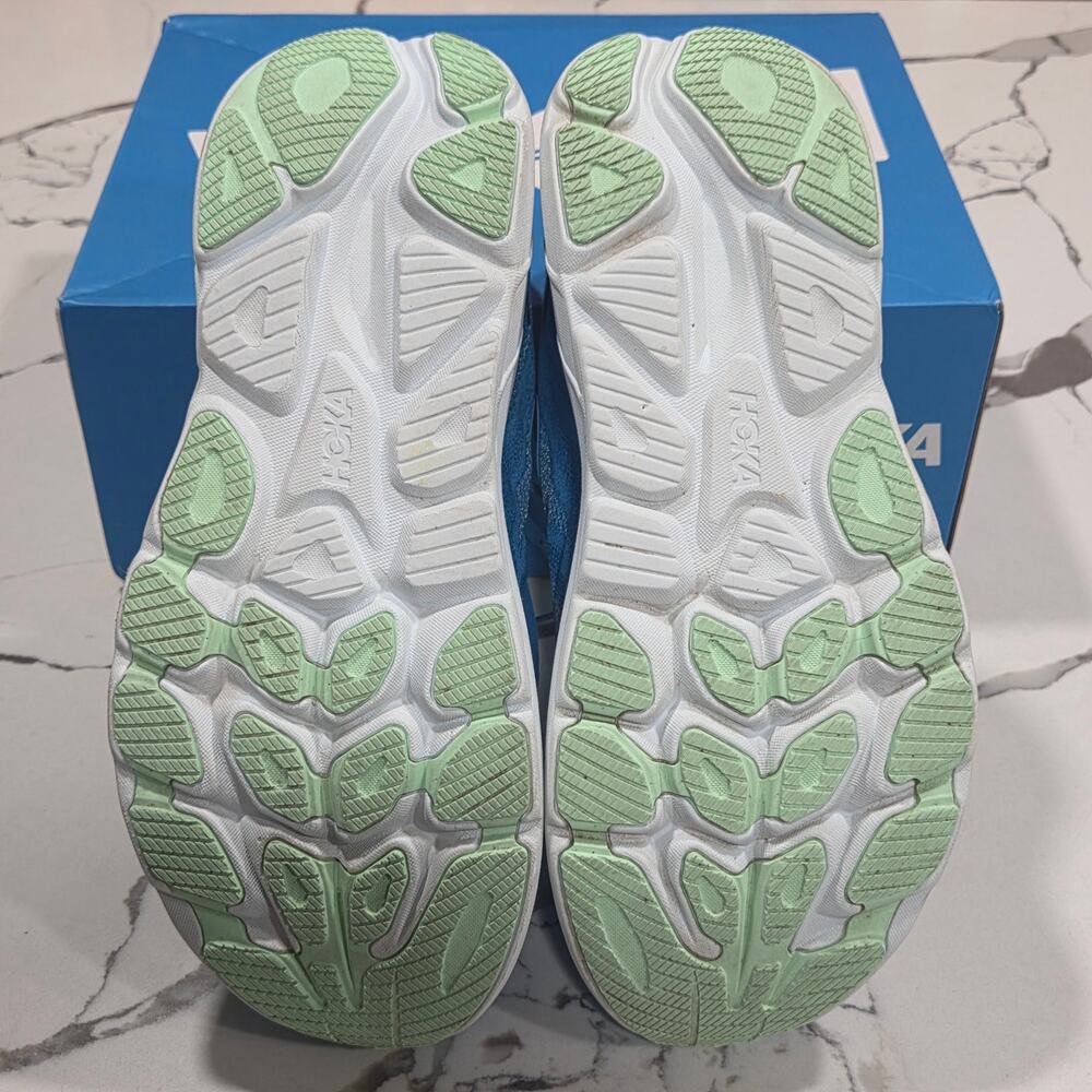 Hoka One M Clifton 10 Skyward Blue Size 12 2E Wide Men's 1162032 HSK Running - Picture 7 of 11